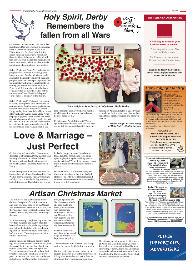 Dec 2018 edition of the Nottingham Catholic News - Page 