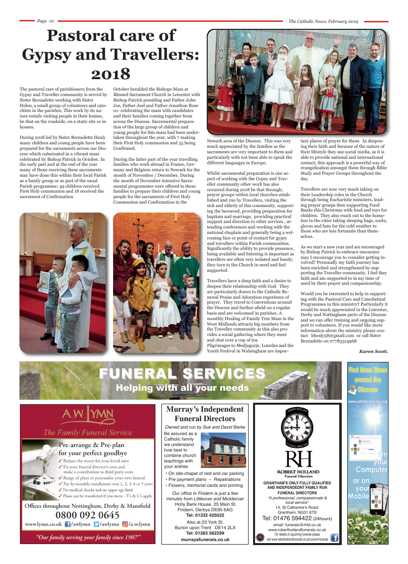 Feb 2019 edition of the Nottingham Catholic News - Page 