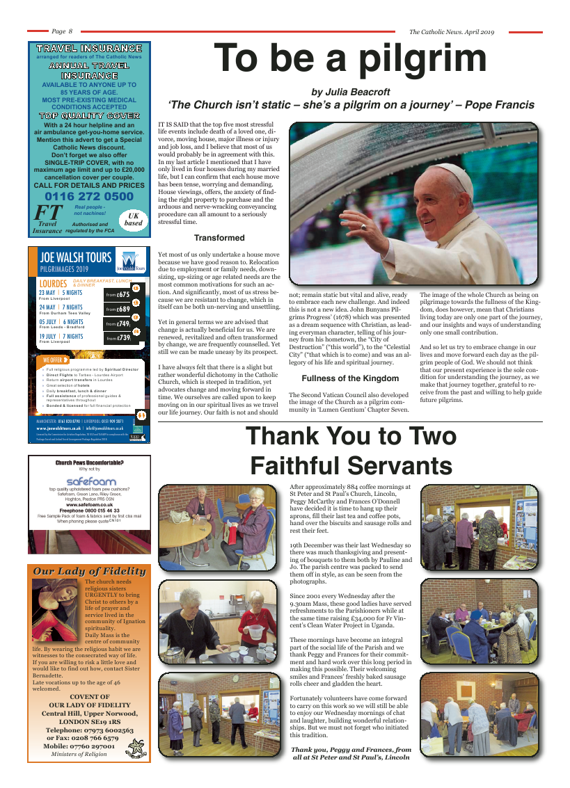 Apr 2019 edition of the Nottingham Catholic News - Page 