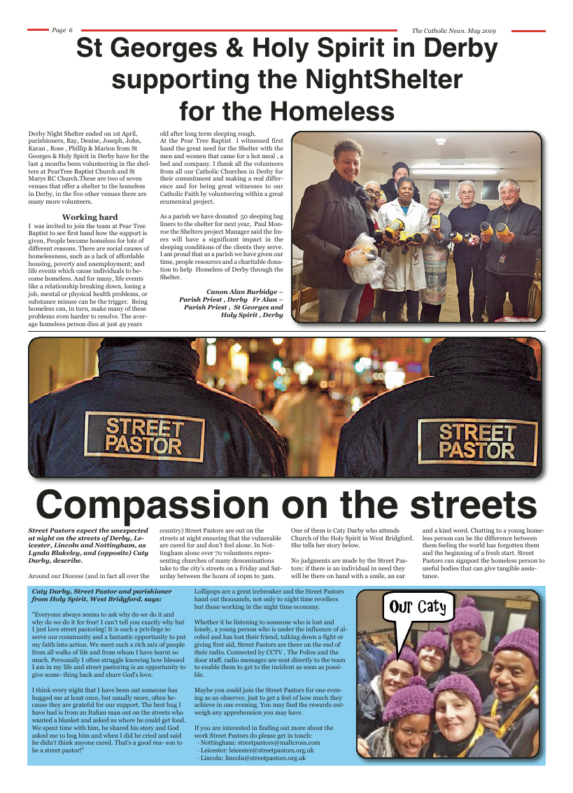 May 2019 edition of the Nottingham Catholic News - Page 