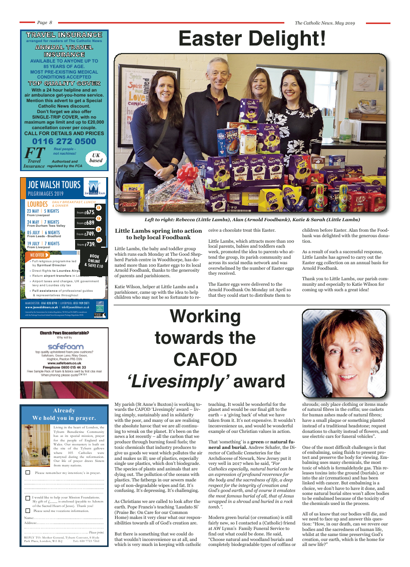 May 2019 edition of the Nottingham Catholic News - Page 