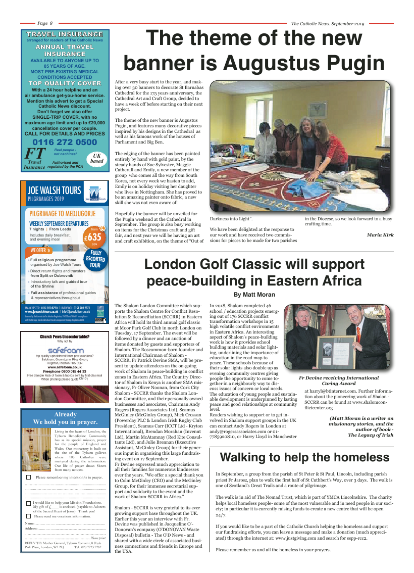 Sept 2019 edition of the Nottingham Catholic News - Page 