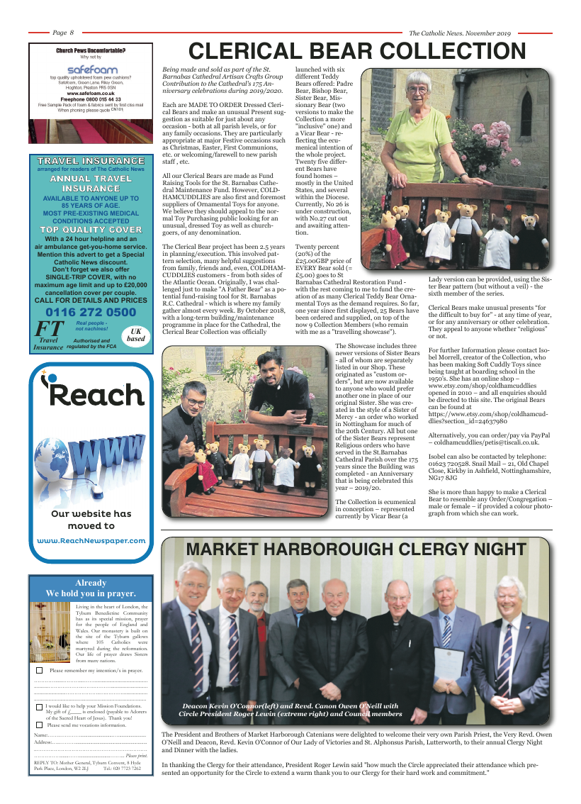 Nov 2019 edition of the Nottingham Catholic News - Page 