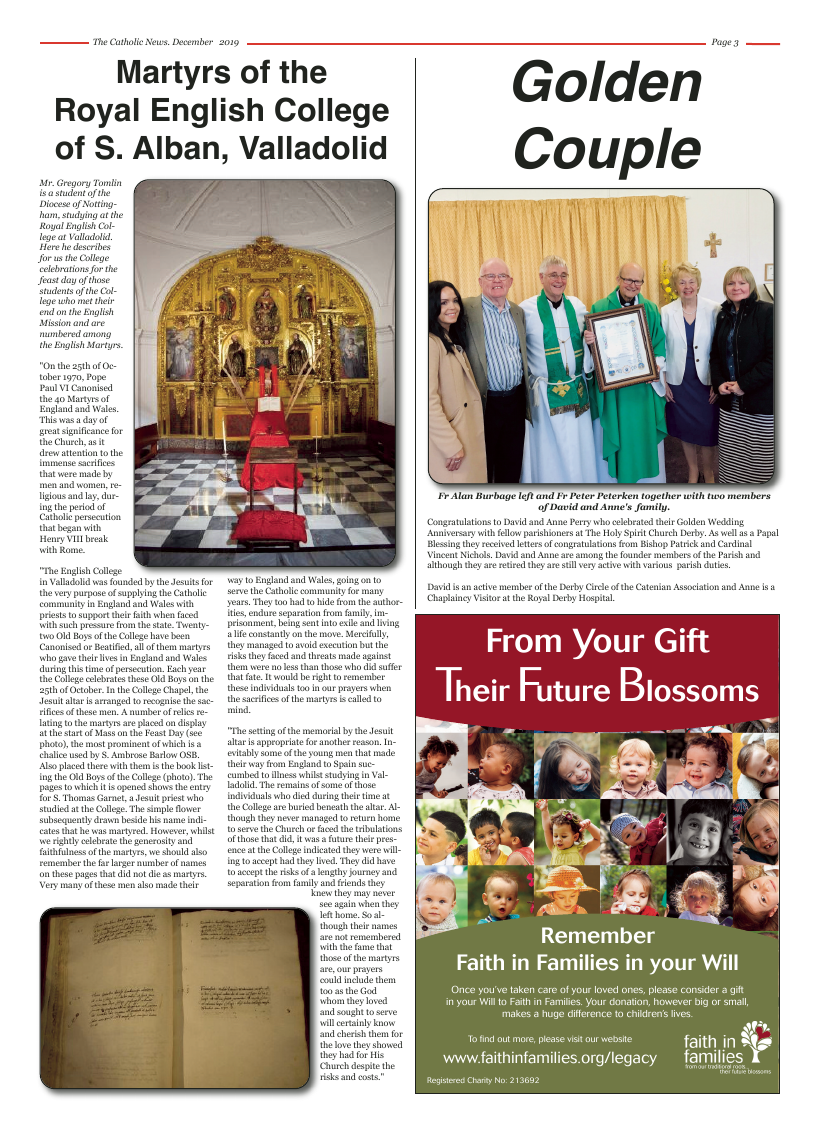 Dec 2019 edition of the Nottingham Catholic News - Page 