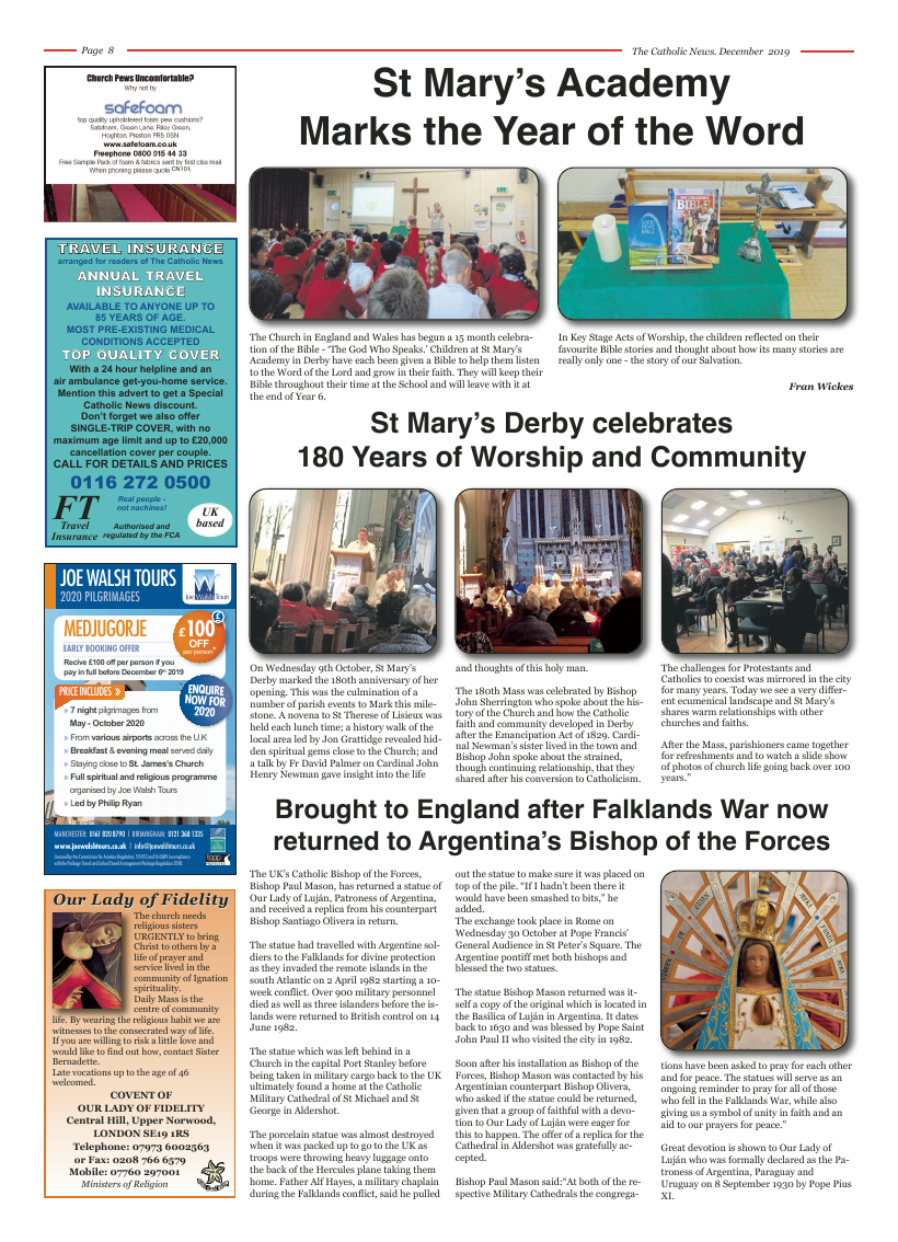 Dec 2019 edition of the Nottingham Catholic News - Page 