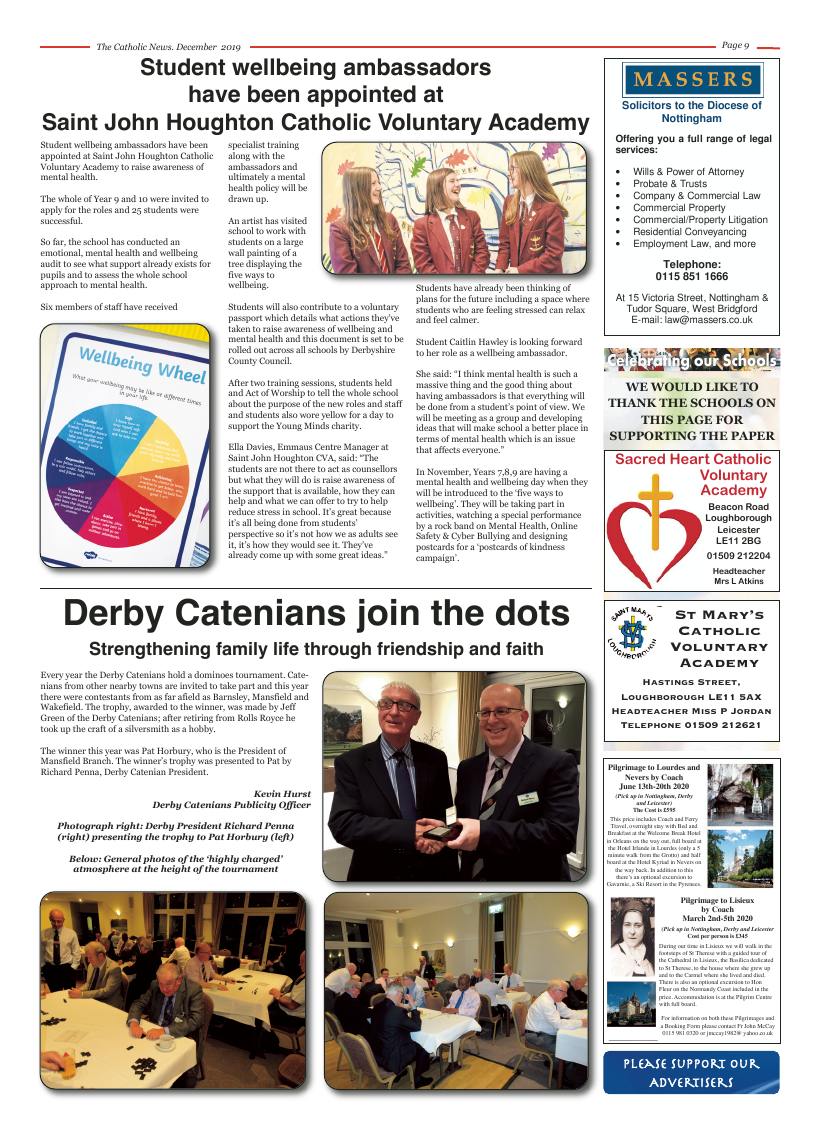 Dec 2019 edition of the Nottingham Catholic News - Page 