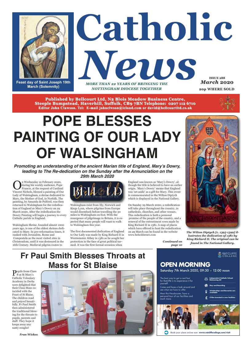 Mar 2020 edition of the Nottingham Catholic News