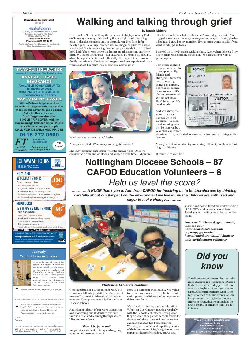 Mar 2020 edition of the Nottingham Catholic News