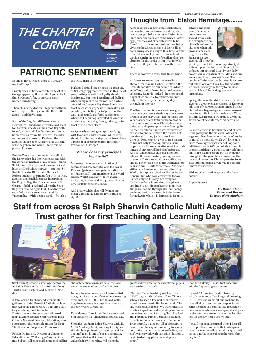 Apr 2020 edition of the Nottingham Catholic News