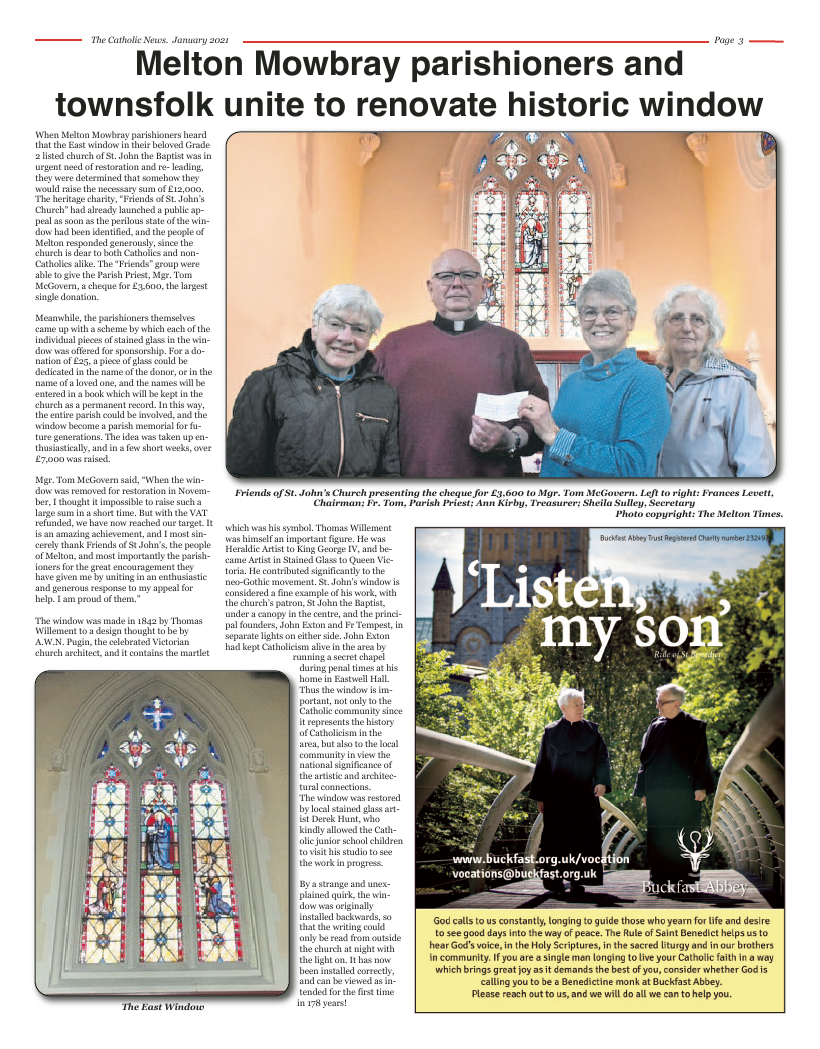 Dec 2020 edition of the Nottingham Catholic News