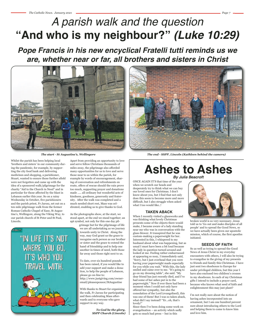 Dec 2020 edition of the Nottingham Catholic News