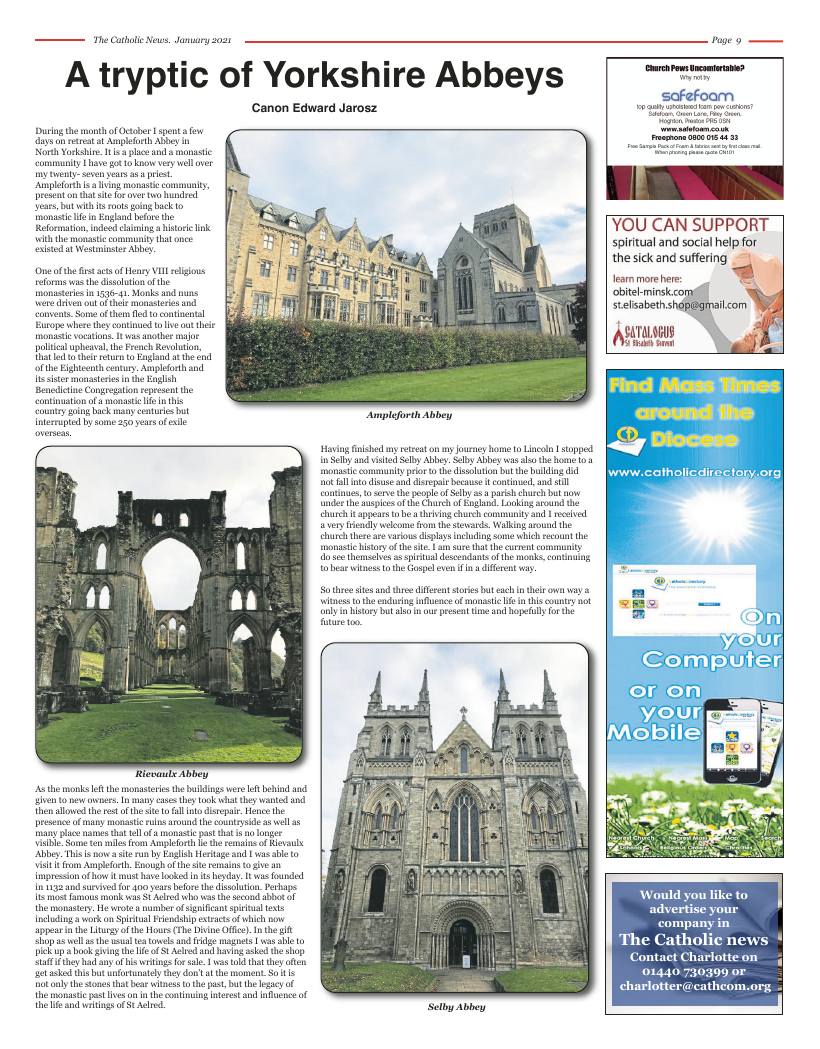 Dec 2020 edition of the Nottingham Catholic News