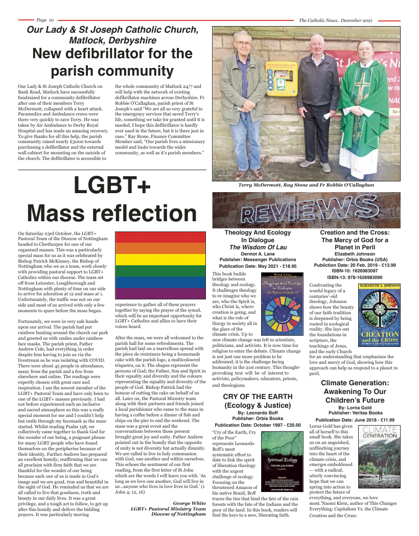 Dec 2021 edition of the Nottingham Catholic News