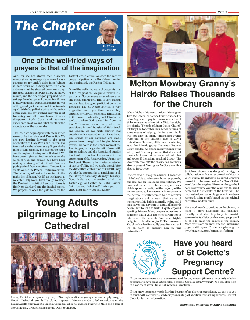 Apr 2022 edition of the Nottingham Catholic News