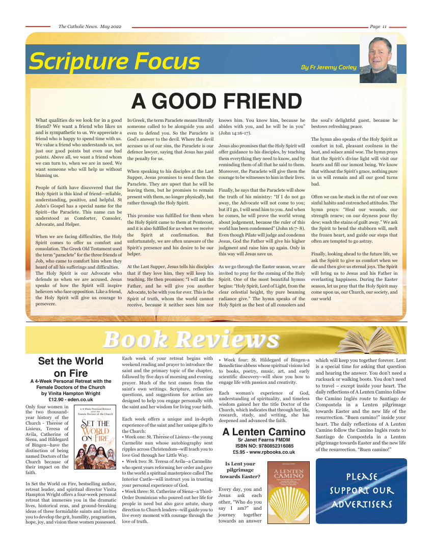 May 2022 edition of the Nottingham Catholic News