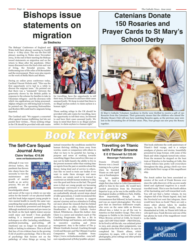 Jun 2022 edition of the Nottingham Catholic News