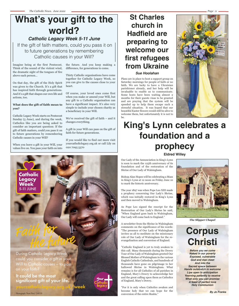 Jun 2022 edition of the Nottingham Catholic News