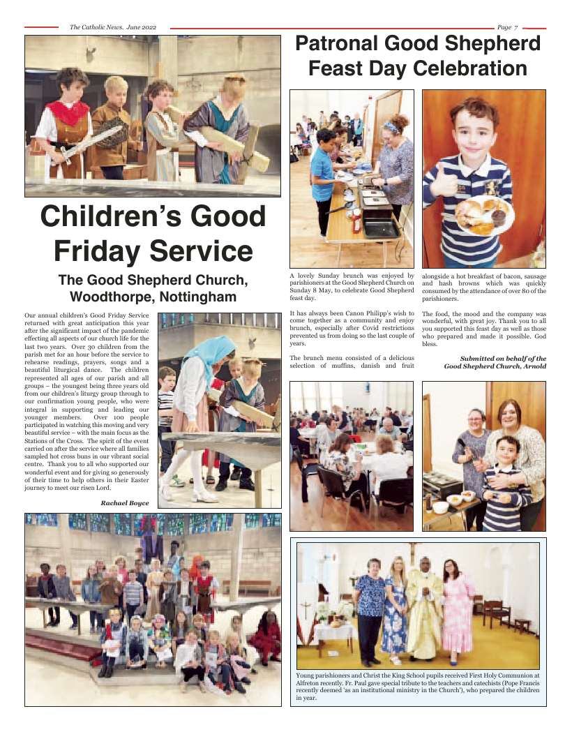 Jun 2022 edition of the Nottingham Catholic News