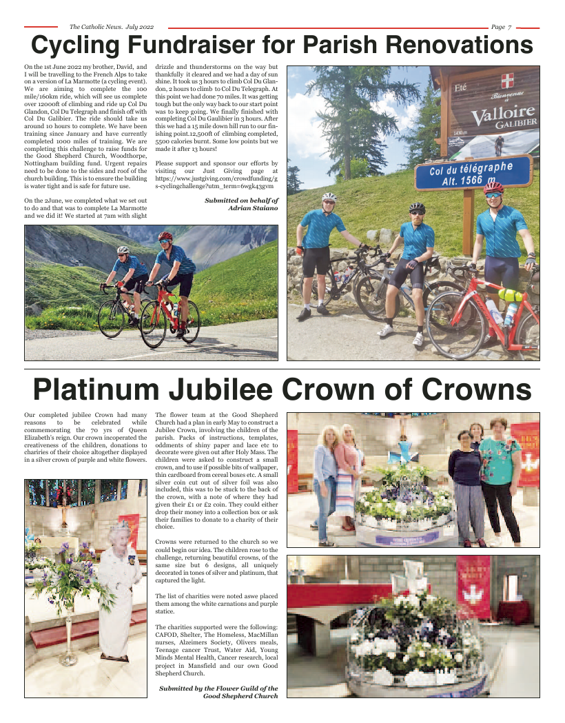 Jul 2022 edition of the Nottingham Catholic News