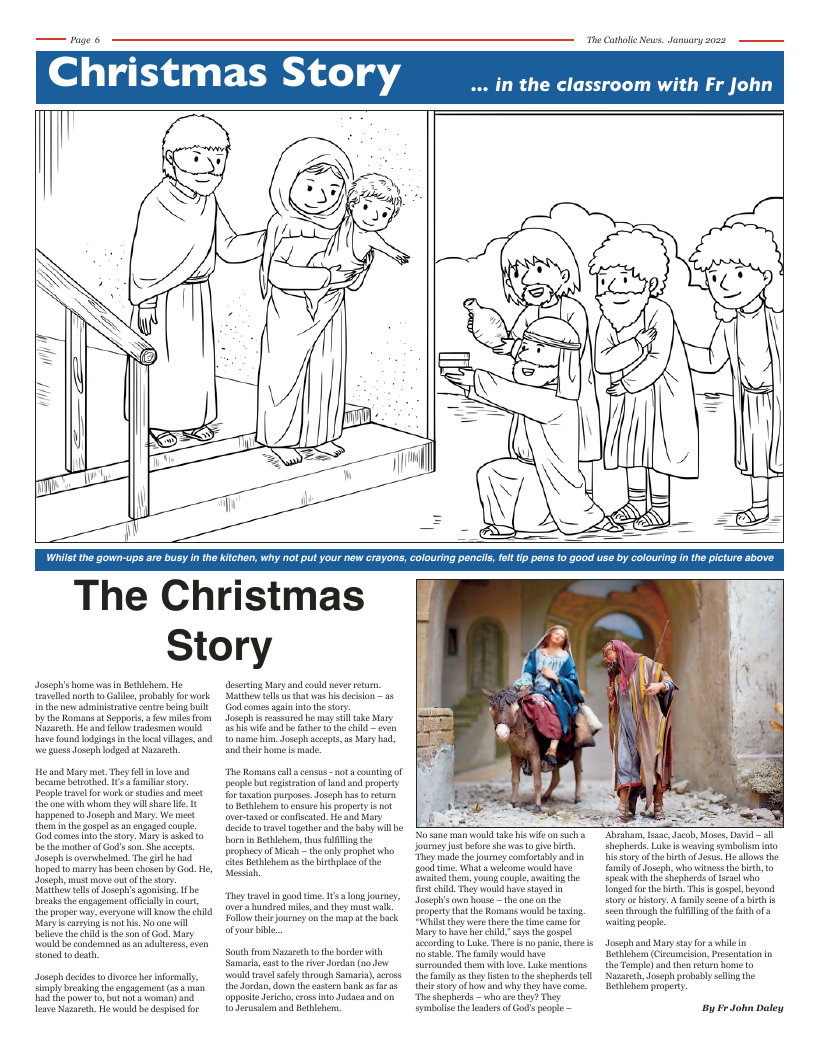 Jan 2022 edition of the Nottingham Catholic News