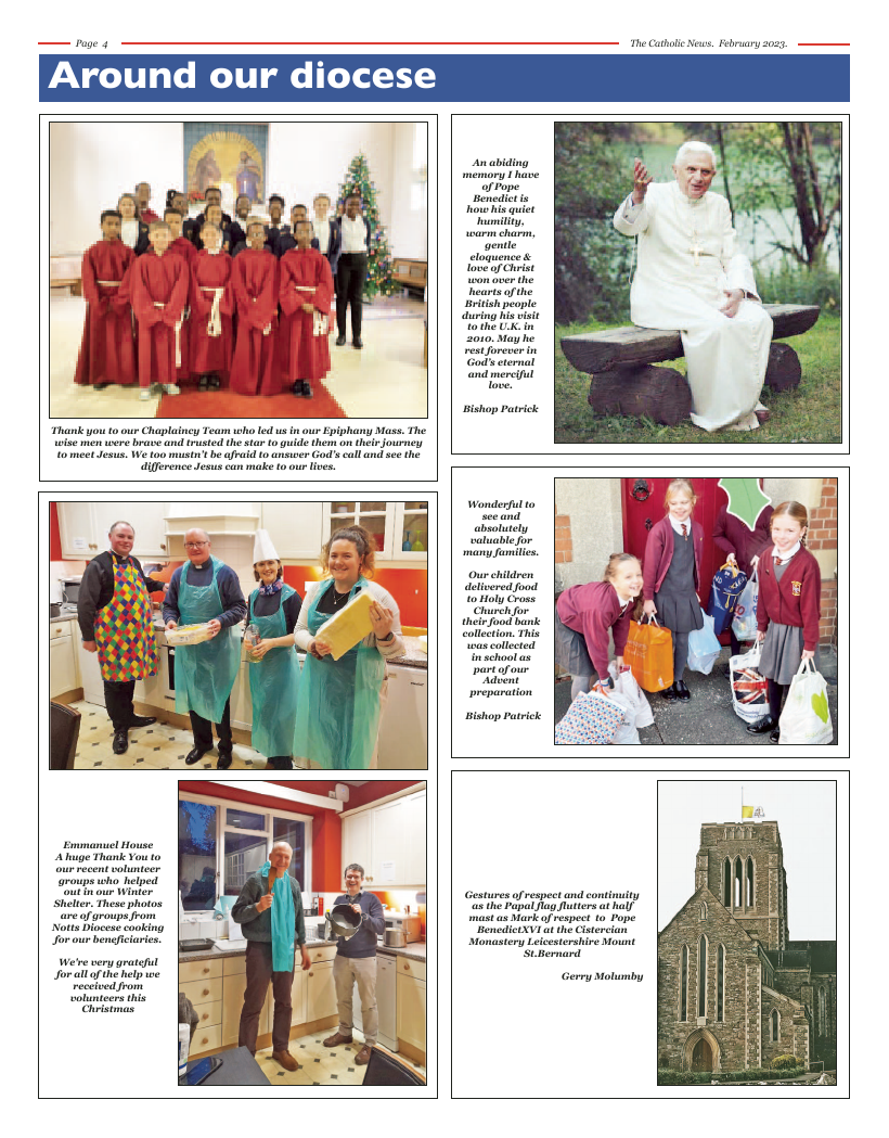 Feb 2023 edition of the Nottingham Catholic News