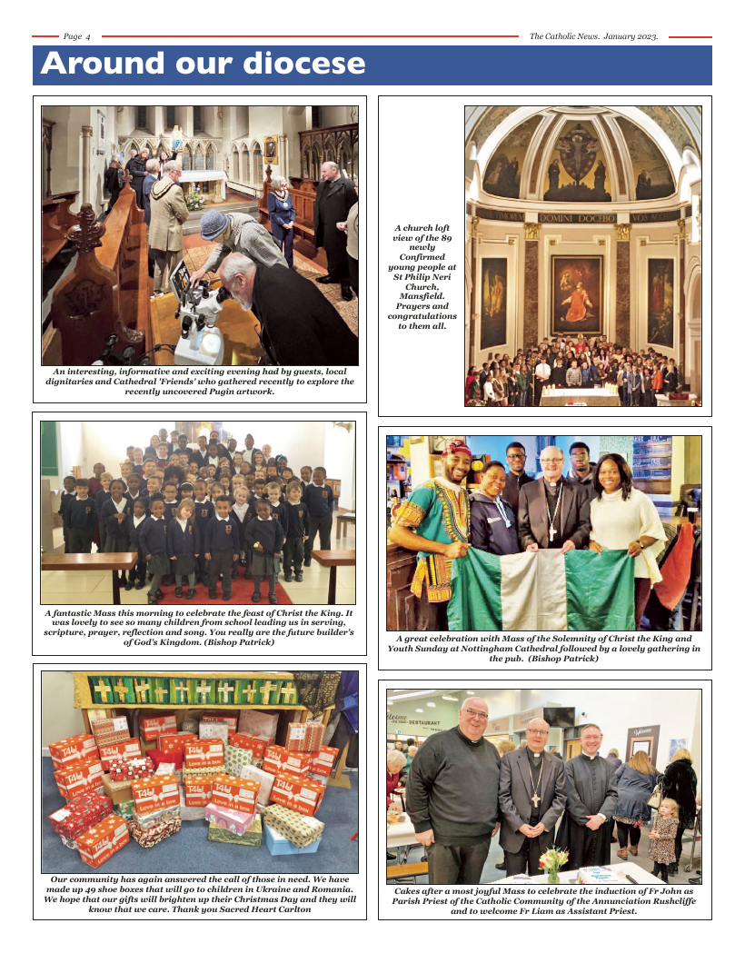 Jan 2023 edition of the Nottingham Catholic News