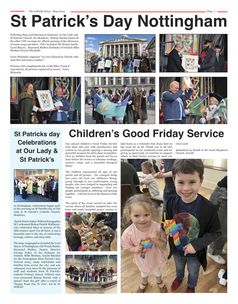 May 2023 edition of the Nottingham Catholic News