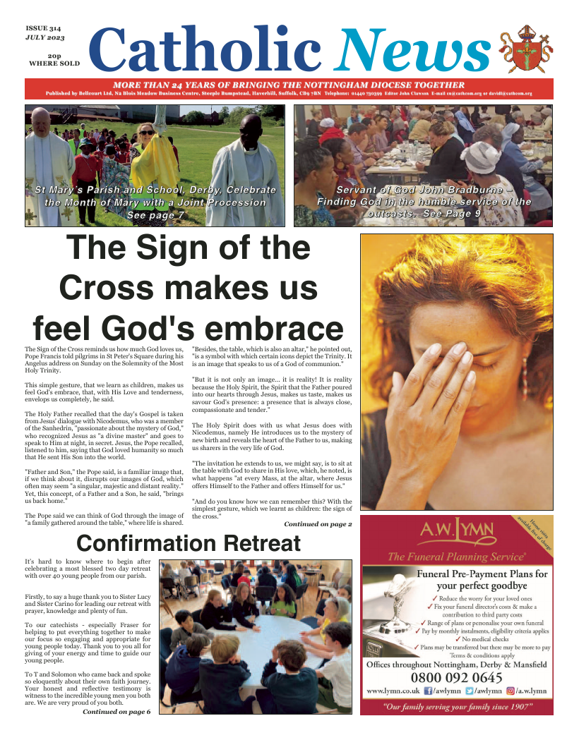 Jul 2023 edition of the Nottingham Catholic News