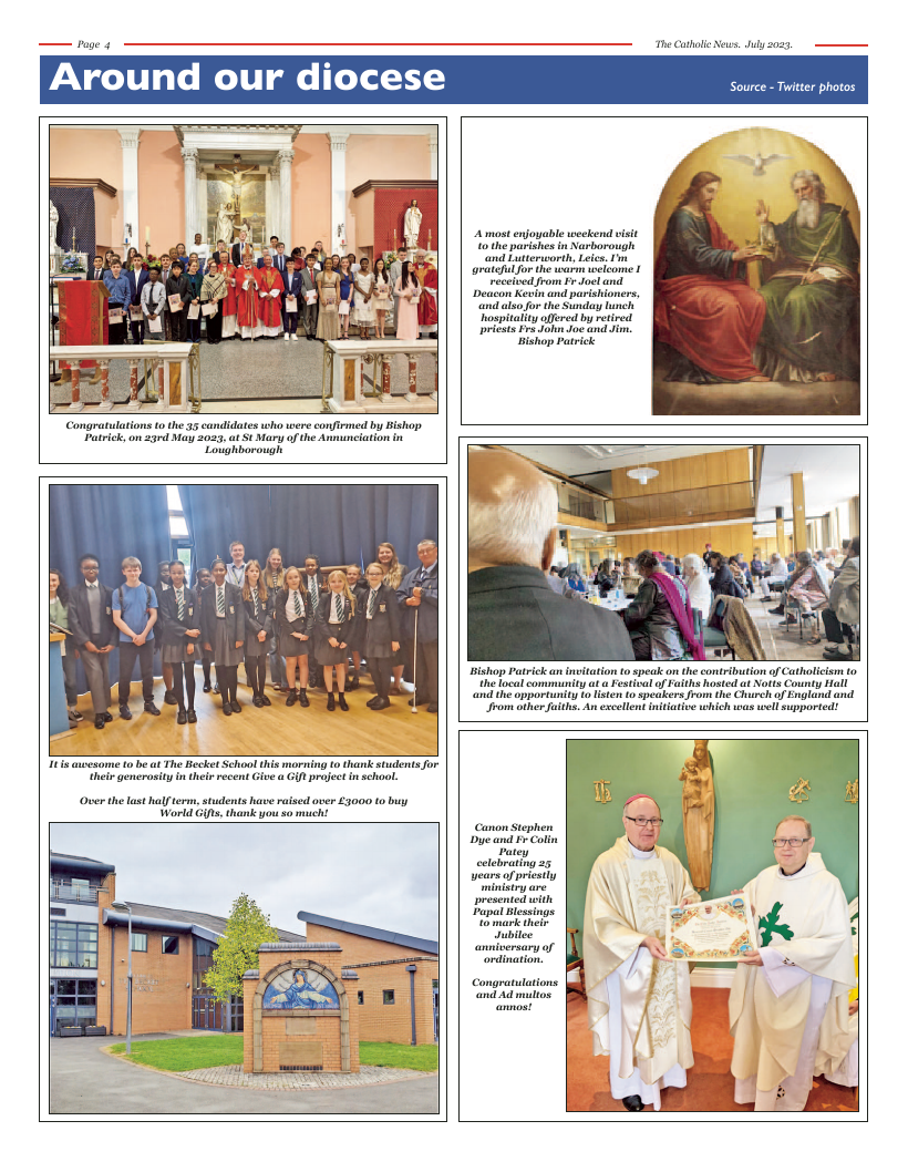 Jul 2023 edition of the Nottingham Catholic News