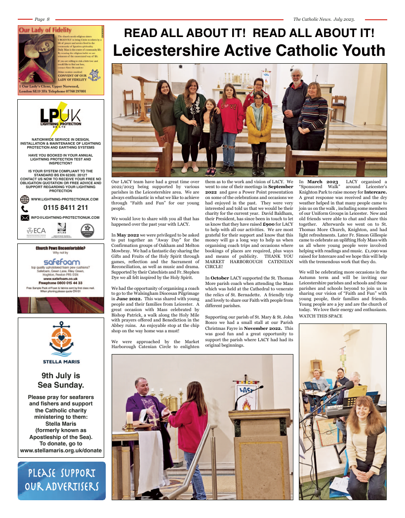 Jul 2023 edition of the Nottingham Catholic News