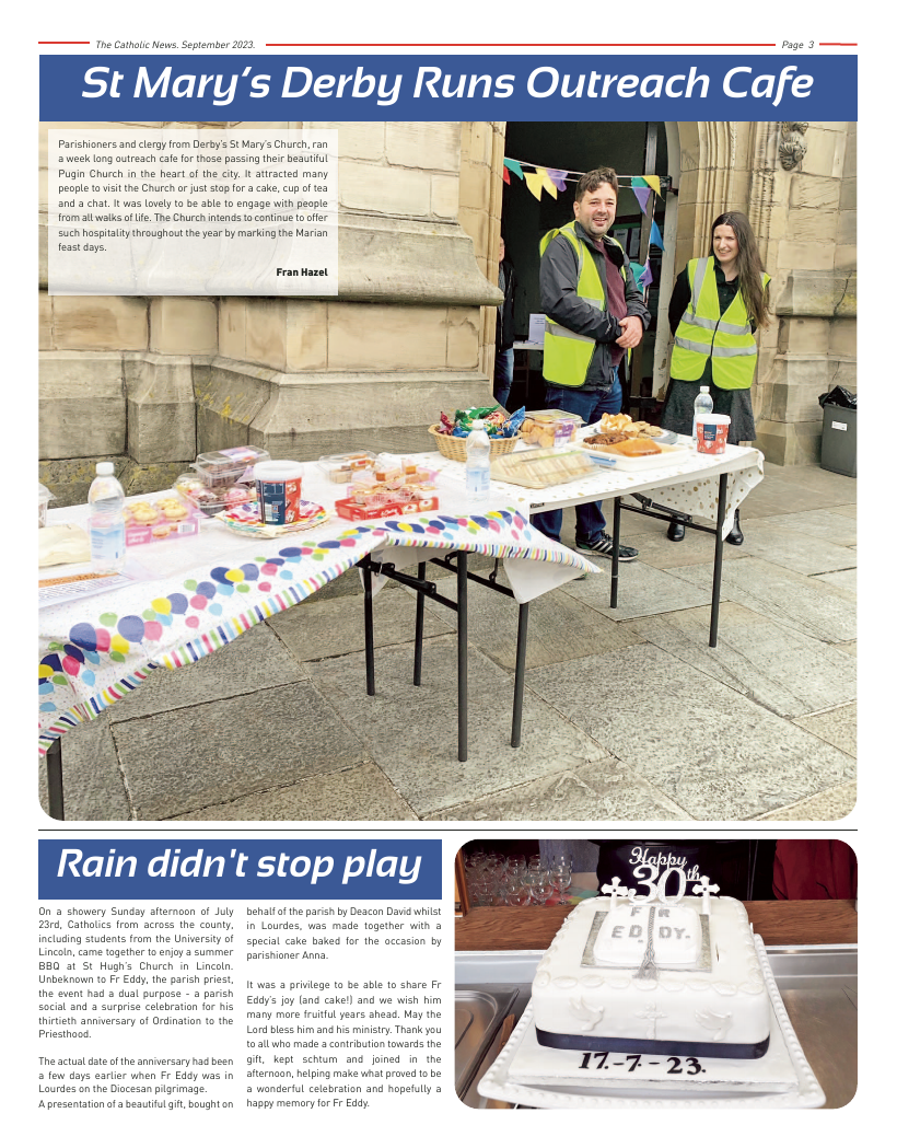 Sept 2023 edition of the Nottingham Catholic News