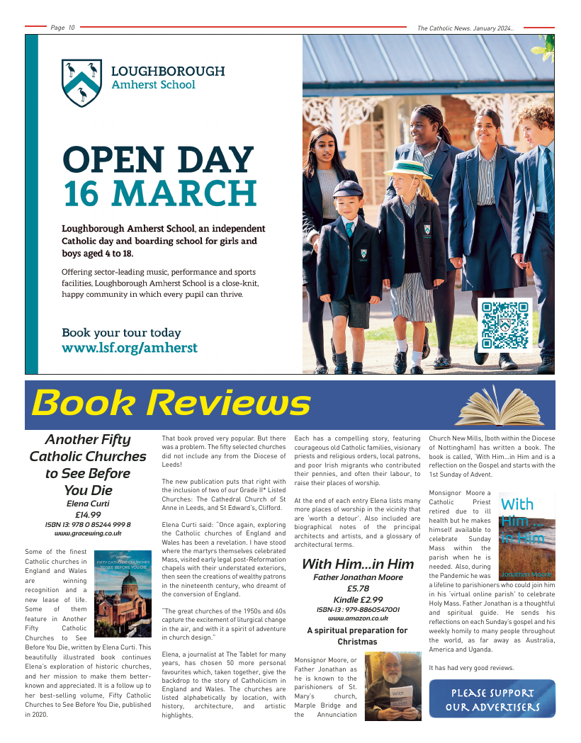 Jan 2024 edition of the Nottingham Catholic News