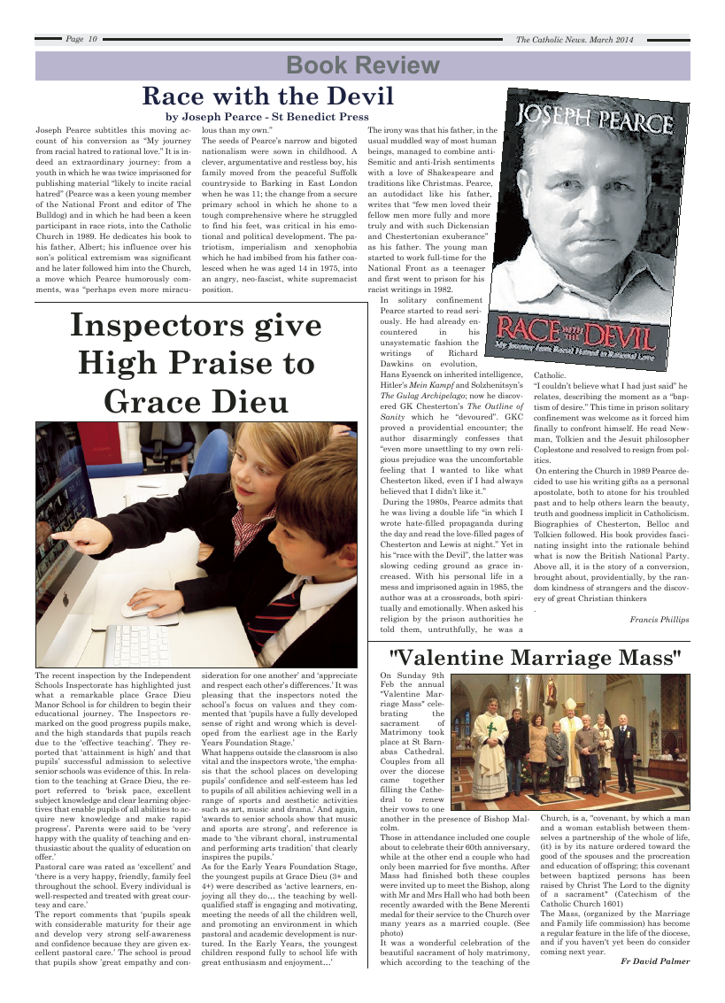 Mar 2014 edition of the Nottingham Catholic News