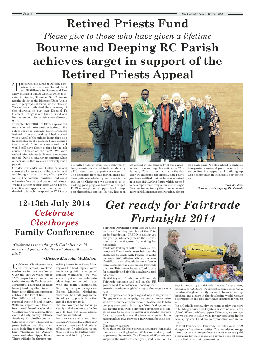 Mar 2014 edition of the Nottingham Catholic News