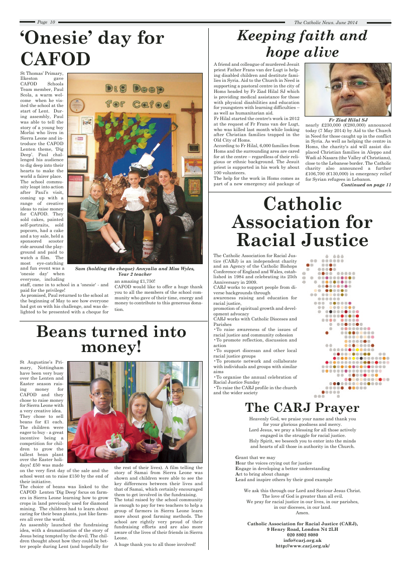 Jun 2014 edition of the Nottingham Catholic News