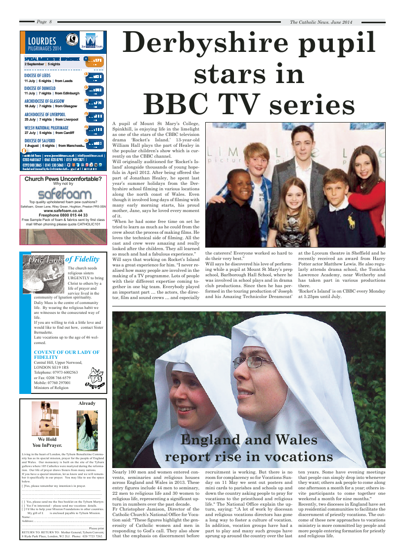 Jun 2014 edition of the Nottingham Catholic News