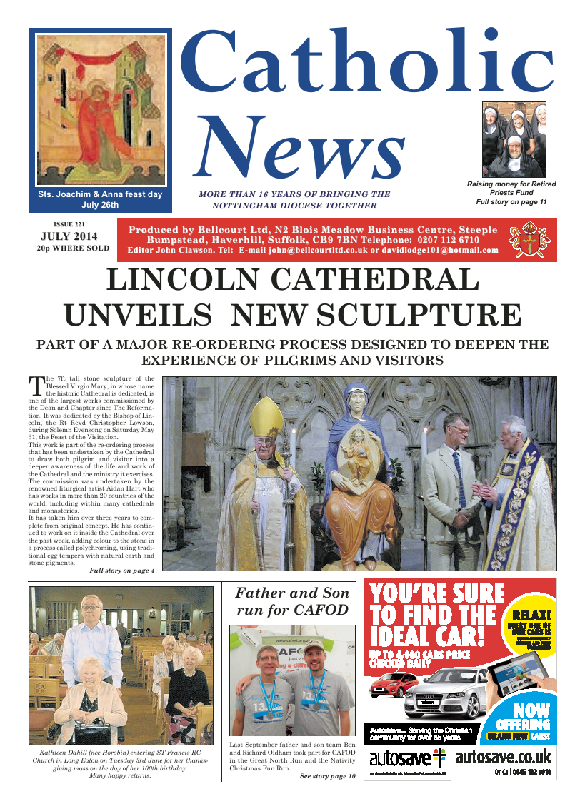 Jul 2014 edition of the Nottingham Catholic News