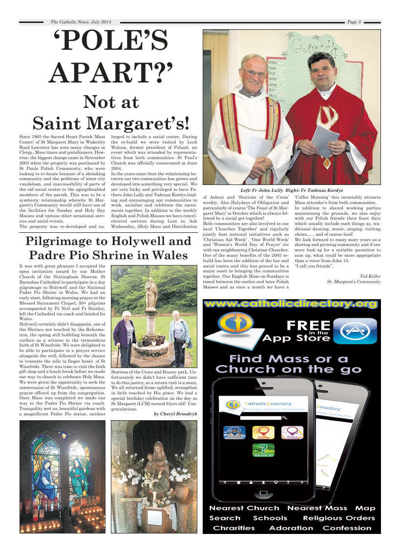 Jul 2014 edition of the Nottingham Catholic News