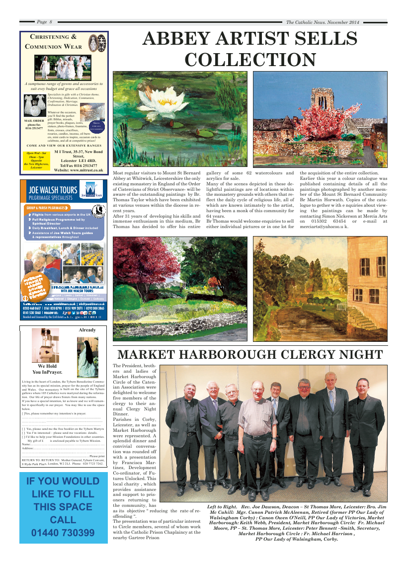 Nov 2014 edition of the Nottingham Catholic News