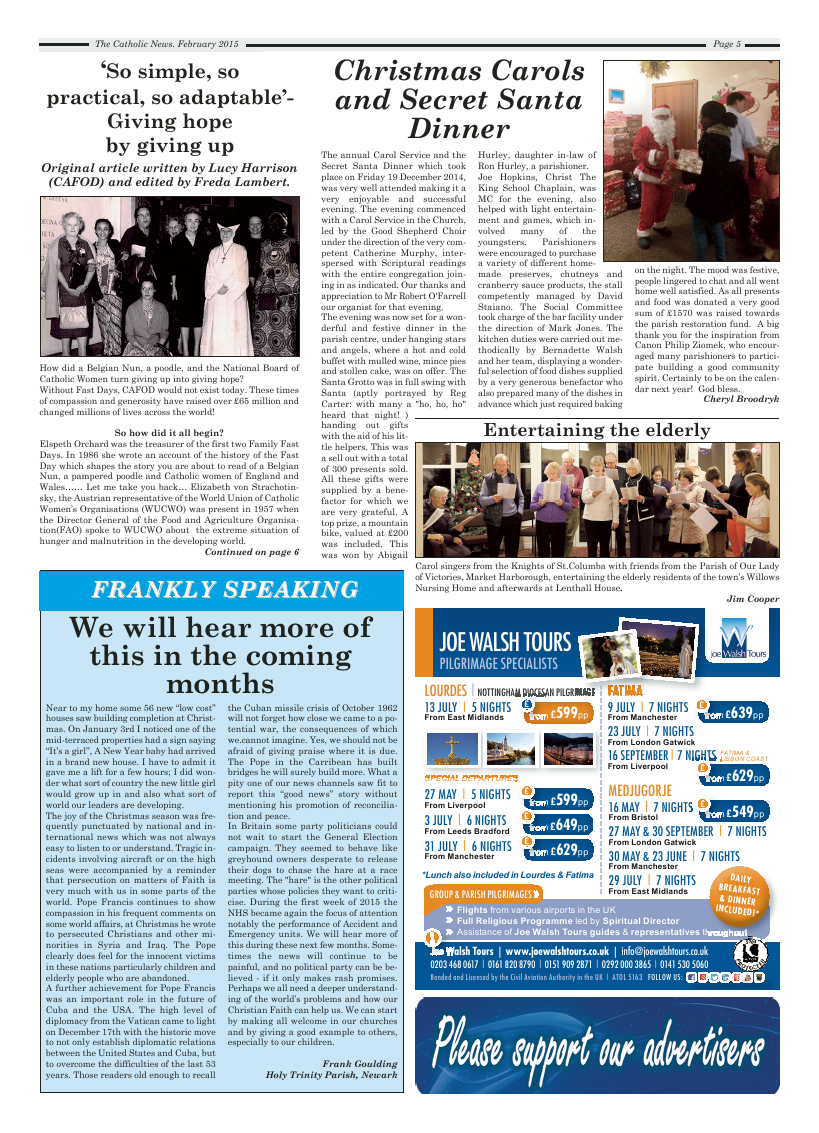 Feb 2015 edition of the Nottingham Catholic News