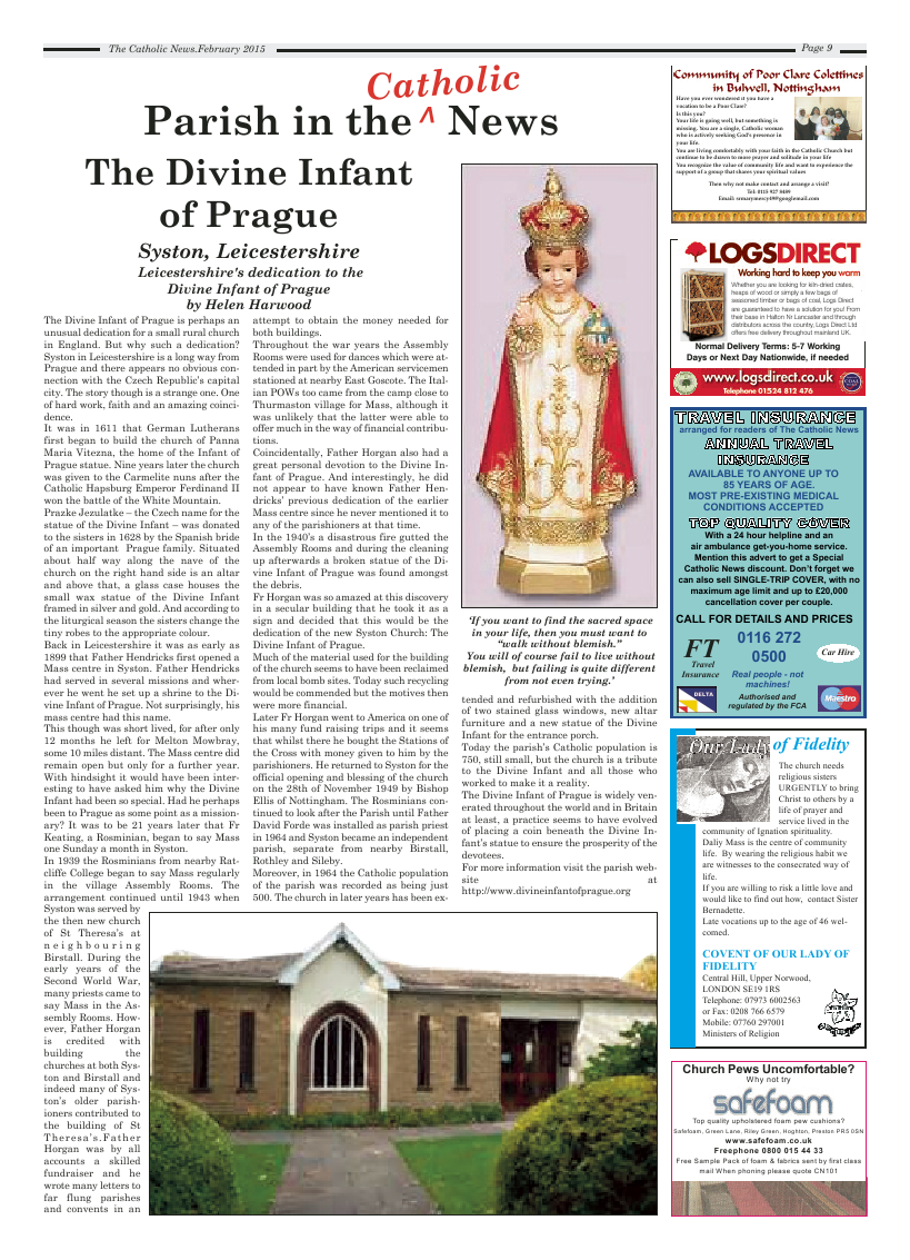 Feb 2015 edition of the Nottingham Catholic News