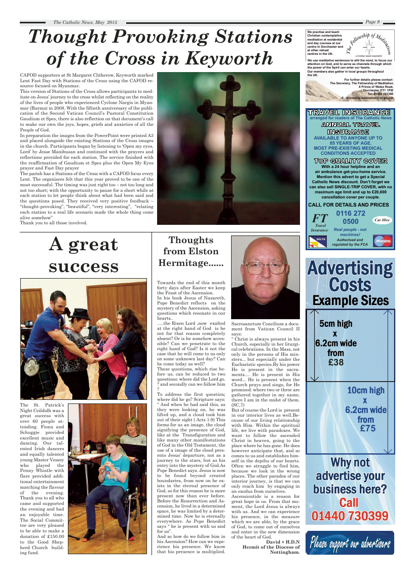 May 2015 edition of the Nottingham Catholic News