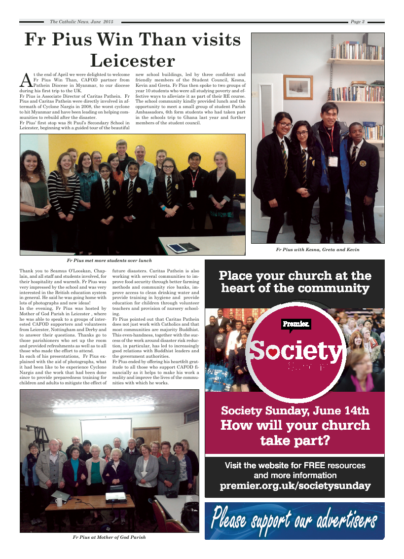 Jun 2015 edition of the Nottingham Catholic News