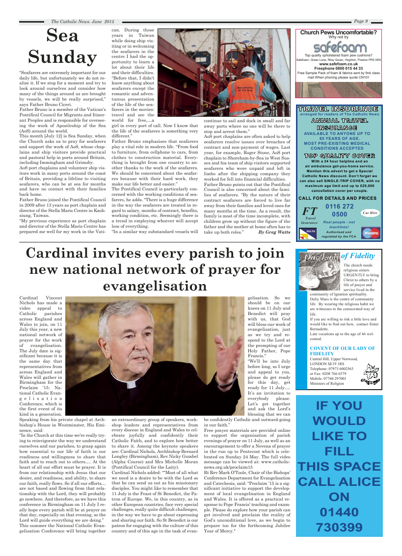 Jun 2015 edition of the Nottingham Catholic News