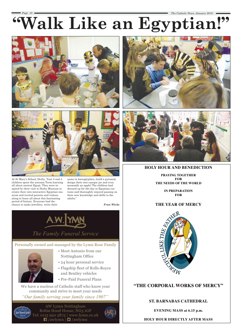 Jan 2016 edition of the Nottingham Catholic News