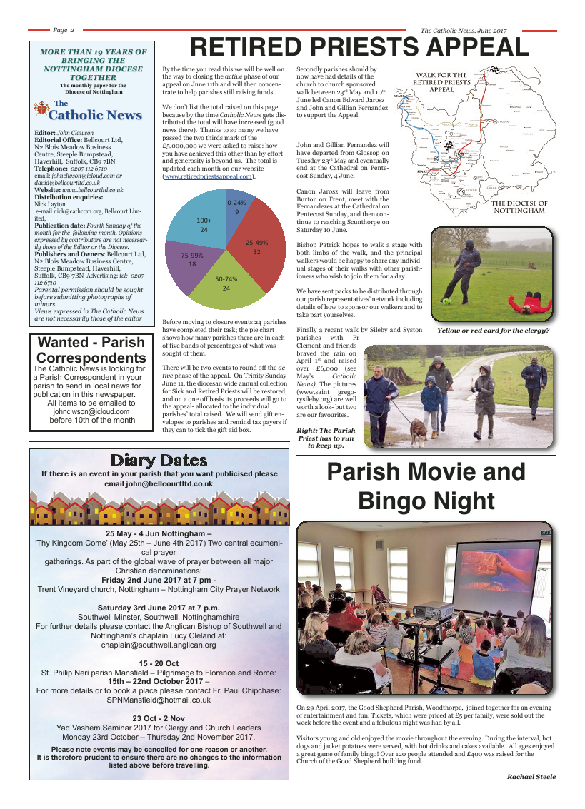 Jun 2017 edition of the Nottingham Catholic News - Page 