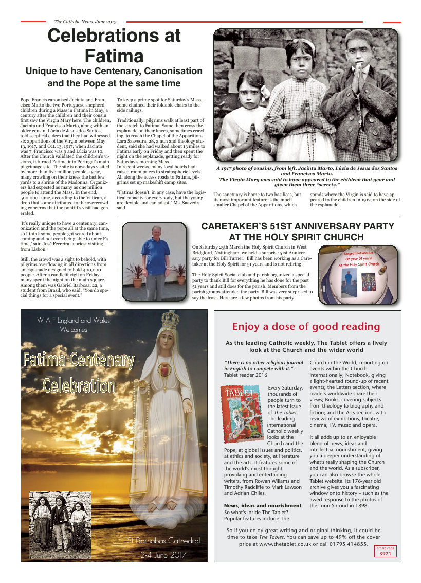 Jun 2017 edition of the Nottingham Catholic News - Page 