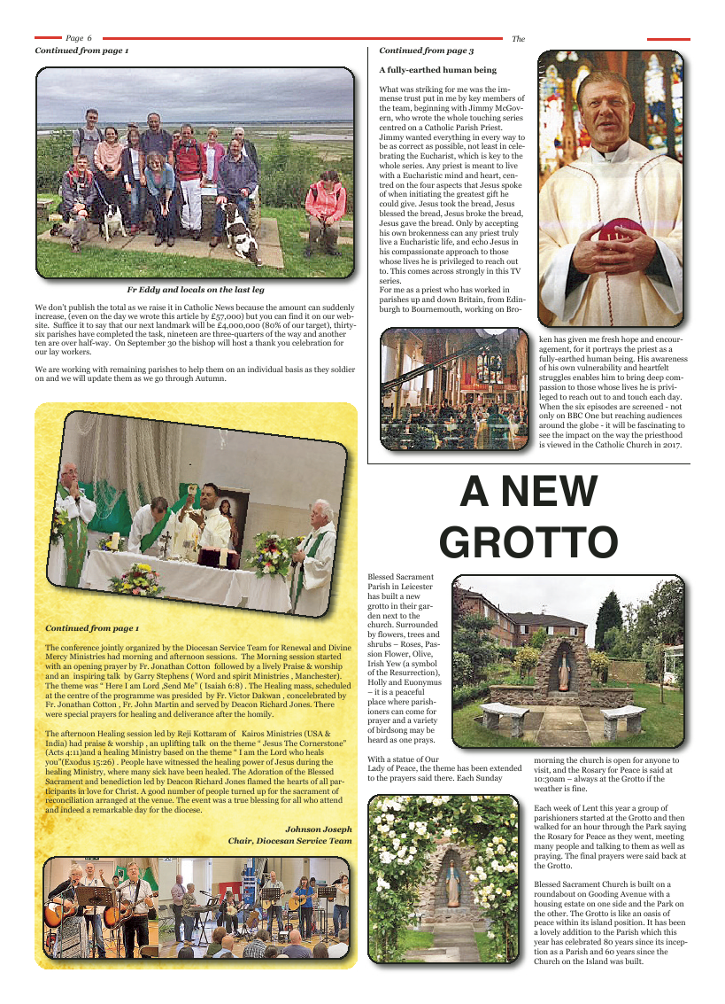 Sept 2017 edition of the Nottingham Catholic News - Page 