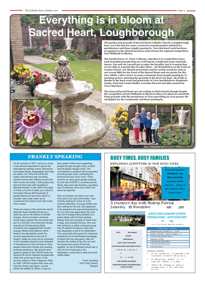 Oct 2017 edition of the Nottingham Catholic News - Page 