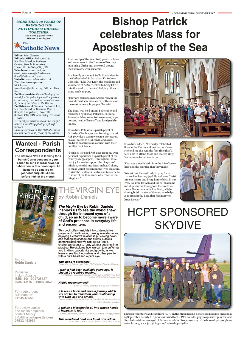 Nov 2017 edition of the Nottingham Catholic News - Page 